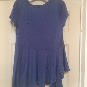 Woman top , used blue,